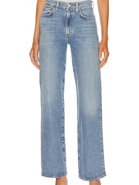 Agolde harper Light Blue Straight Leg Jeans
